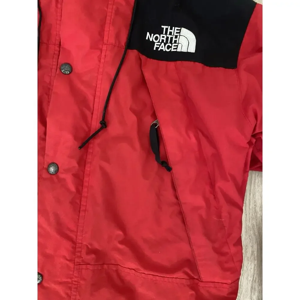 The North Face Red and Black Hooded Gore-Tex Jacket